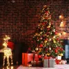 Decorazioni natalizie 36 pezzi / set Ornamenti natalizi glitterati Palline di Natale in plastica Palla appesa per decorazioni dell'albero di Natale Anno 220927