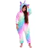 Pigiama Bambini Tutina Bambini Unicorno Panda Pigiama Animale Cartone Animato Coperta Dormienti Costume Bambino Inverno Ragazzi Ragazze Licorne Jumspuit 220927