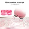 Yüz Masajı Taşınabilir Masaj Microcurrent Yüz Germe Makinesi Rulo Sıkma Güzellik Temizleyici Şarj Gençleştirme Cilt 220926