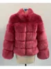 Damen Jacken ZADORIN Mode Dicke Warme Winter Mantel Frauen Luxus Faux Pelz Mantel Jacke Stehen Pelz Kragen Gefälschte Pelz Jacke oberbekleidung 220926