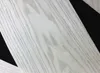 Natürliche weiße Mandschurian Asche Holz Furnierblechmöbel Restoration Blätter Holz DIY Material für Lautsprecher Showcase-Schränke Tischküche-Flat Cut-20 x 230 cm