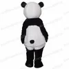 Halloween Belle Panda Costume De Mascotte Animal thème personnage Carnaval Taille Adulte Fursuit De Noël Robe De Fête D'anniversaire