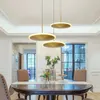 Pendant Lamps Nordic Modern Bedroom Bedside Copper Light Flying Saucer Acrylic LED Restaurant Creative Soft Lamp Lighting Fixtures