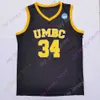 MITCH 2020 NYA NCAA UMBC Retrievers Jerseys 34 Wasco College Basketball Jersey Black Size Youth Vuxen All Stitched Brodery