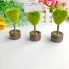 50pcs Spring Party Dekoratives Heart Topiary Place Uchwyt karty Garden Wedding Supplies Name Card