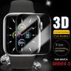 Sk￤rmskyddsfilm f￶r Apple Watch Ultra SE Series 8 7 49mm 41mm 45mm 40mm 44mm 3D Curved Temped Glass Premium Explosion Full Lim Cover Coverage Guard