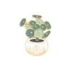 Cute Plant Green Metal Brooches Pin Enamel Brooches Pins for Women Men Gift Fashion Jewlery