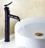 Rubinetti per lavandino del bagno 3 stili Ly Euro Elegante rubinetto nero Miscelatore per lavabo in stile bambù Rubinetti per acqua monocomando montati su piano248G