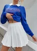 Saias de estilo formal da cintura alta Mini -saia Mini -saia Mulheres Summer Spring Moda coreana Cute White Aline Skirt Y2K Skort Roupas 220924