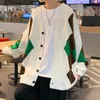 Maglioni da uomo Privathinker Cardigan lavorato a maglia coreano Fashion Plaid Uomo Oversize Autunno Maschile Casual Giacca in maglia Top 5XL 220927
