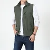 Gilet da uomo Gilet estivo sottile Giacca Abbigliamento casual da esterno Leggero manica corta Colletto alla coreana Cappotto da trekking maschile Viaggio 220926