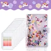 Notatniki A6 Daisy Notebook Binder Budgind Planner Organizator 6 Pierścień Okładka 8 kieszeni i 10 sztuk arkuszy wydatków 220927