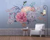 Wallpapers Beibehang Custom P o Wallpaper hand geschilderde pioen bloem muur bedekkende muurschildering voor woonkamer slaapkamer achtergrond 3D 220927