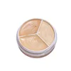 3-Color Concealer Palette Long Lasting Professional Cover Dark Circles Acne Pores Cream Shading Contouring Face Makeup Cometics