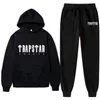 Men's Tracksuits Tracksuit Trend Hooded 2 Pieces Set Hoodie Sweatshirt Sweatpants Sportwear Jogging Outfit Trapstar Man Clothing 220924