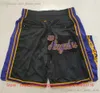 Klasik XS-XXXL Sadece Basketbol Şortu Don Los24Angeles 8 Blacklamba ile Cep Nefes Alabilir Plaj Kalça Pop Sweatpants James Johnson Worthy West Short