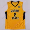 Mitch 2020 Murray State Basketball-Trikot NCAA College Morant Tevin Brown KJ Williams Anthony Smith Chico Carter Jr. Jaiveon Eaves DaQuan Smith