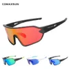 Lunettes de plein air COMAXSUN Lunettes de cyclisme polarisées 5 lentilles VTT Vélo de route Sport Miroir Lunettes de soleil Lunettes de vélo Anti-UV400 Lunettes de vélo T220926