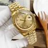 Niebieski luksusowy zegarek 40 mm Stal nierdzewna 36 mm czarny złoty srebrny zielony zielony automatyczne automatyczne maszyny męskie Watchesw89o