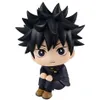 Anime manga 10cm jujutsu kaisen figur itadori yuji gojo fushiguro megumi kugisaki kawaii leksaksbil dekoration pvc modell gåva 220923