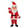 Christmas Cute Santa Claus Mascot Costume Cartoon Character Outfit Suit Halloween Adults Size Birthday Party Outdoor Outfit Charitable activities