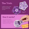 Magnetiska leksaker blockerar fidget sf￤r pentagons 12 stycke set aqua building tegelstenar