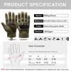 Cykelhandskar Motorcykel Touch Screen Men Sport Protective Nylon Hunting Vandring Arbetet Taktisk militär