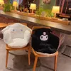لعبة عيد الميلاد لوازم 45 سم Sanriod Kawaii الرسوم المتحركة الأنيمي سلسلة Cinnamoroll Kuromi Cushion Cushion Seat Plush Baby Baby Girls Holiday Gift 220924
