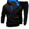 رجال Suctuits Tracksuits الرجال مجموعة الخريف شتاء الأزياء Fleece Warm Sportwear Homme السترة السترة الخارجية بدلة الشارع 220926