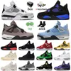 Jumpman Mode 4s Basketbalschoenen Militaire Zwart Royal Wit Oreo Canvas Sneakers Red Thunder Oklahoma Sooners Comfortabele Mannen Vrouwen jordens jordon