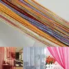 Curtain 2022100x200cm Solid Color Curtains Stripe White Blank Gray Classic Line Window Blind Valance Room Divider Door Decorativ