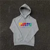 Hoodie Trapstar الكامل مسارات Rainbow Towel Decodering Decodeing Wooded Sportswear Men and Women Sportswear Suit Shipper Site Size XL