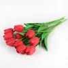 Fournitures de fête 14 pouces pulip fleurs artificielles Real Touch Wedding Flowers Home Garden Decor
