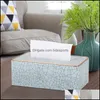 Tissue Boxes Napkins Marble Ice Crack Pattern Leather Large Der Box El Office Home Rectangar Er Holder Drop Delivery 2021 Garden Kit Dh6Uv