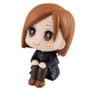 Anime manga 10cm jujutsu kaisen figür itadori yuji gojo fushiguro megumi kugisaki kawaii oyuncak araba dekorasyonu pvc model hediye 220923