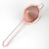 Coffee Filters Rose Gold Color Oil Grid Black Golden Filter Colors Cooktail Strainer Cone Tails Screen Newarrival P0927