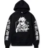 Мужские толстовки с капюшоном Jujutsu Kaisen Hoodie Hip Hop Anime Пуловеры Топы Свободные длинные рукава Осенняя мужская ткань 220924