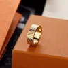 Designer de luxe Bague Unisexe Marque De Mode Pour Hommes Femmes Diamant Amour Anneaux Bijoux Cadeaux Accessoires À La Mode