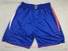 Nuovi pantaloncini da basket Classic Just Don Pocket Short Hip Pop Pantalone con tasche Pantaloni sportivi con cerniera