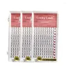 False Eyelashes Lucky Lash Permade Fans Mega 3-5D-10D Sharp Thin Pointy Base Premade Volume For Eyelash Extensions