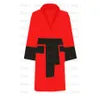 Home Herren Nachtwäsche Unisex Robe Bulk Itmes Großhandel Lose Luxurys Frauen Bademantel hochwertiger Gürtel Langarm solide Nachtwäsche mit Handtuchsets heiß K1739