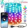 Strips USB LED String Light App Control Lamp Waterproof Outdoor Fairy Lights For Christmas Tree Decor Bluetooth-compatible