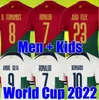 2022 Portekiz futbol formaları Bruno FERNANDES DIOGO J. dünya kupası Portuguesa Retro 2022 Joao Felix 22 23 Futbol forması BERNARDO Portugieser Erkekler Çocuk Kiti