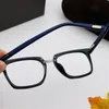 새로운 가벼운 패션 선글라스 프레임 유니osex 광장 판자-메탈트 안경 52-20-145 처방 안경을위한 탄성 사원 풀 세트 설계 케이스 5523