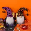 Nuevos juguetes de Halloween Decoraciones de Halloween Gnomo sin rostro Muñeca Araña Murciélago Fiesta Atmósfera Atrezzo C66