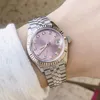 Mens Automatic Mechanical Movement Watches 36/41mm Full Rostfritt stål Lysande vattentät rosa 28/31mm Kvinnor Titta på par Style Classic Wristwatches