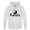 Herren Hoodies Karate acht Tri-Grams Logo M￤nner Fleece Langarm mit Kapuzenpullover Pullover Moleton Maskulino Zugkleidung