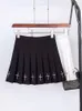 Kjolar hög midja mini svarta kjolar gotiska streetwear cross tryck veckade kvinnliga kjolar casual college lolita harajuku kjol 220924