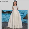 Girl Dresses Arrivals Lace Beading Flower Girls Gowns Kids Pageant First Communion For Weddings Vestidos Deminha