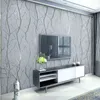 Wallpapers dikke grijze fluweel 3D behang voor slaapkamerwanden woonkamer achtergrond glokken boomtakken reliëf muurpapier woning decor 220927